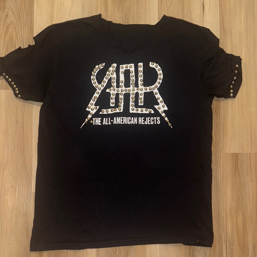 Reworked studded vintage All-American Rejects band T-Shirt small worn once
